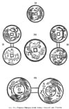 FIG. 90.TEMPLE MEDALS FROM CHINA: DRAGON AND PHNIX.