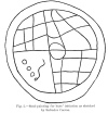 Fig. 2.Sand-painting for boys initiation as sketched by Salvador Cuevas.