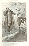 L&Ecirc;R AND THE SWANS<br> From the Drawing by J. H. Bacon, A.R.A.