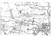 FIG. 44.—Reprint of Ordnance Map showing that the Cursus at Stonehenge is: nearly parallel to the Merrivale Avenue. The azimuth is 82&deg; and not 84&deg; as. shown m the figure.